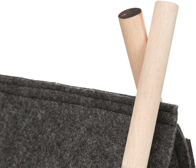 Product image of:TRIXIE KATTENMAND TENT ELFIE MET KUSSEN VILT ANTRACIET