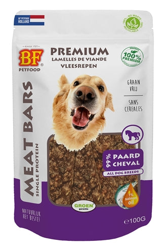 Product image of:BF PETFOOD MEAT BARS PAARD