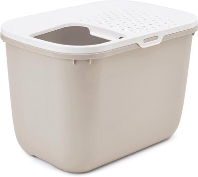 Product image of:SAVIC KATTENBAK HOP IN WIT / MOKKA