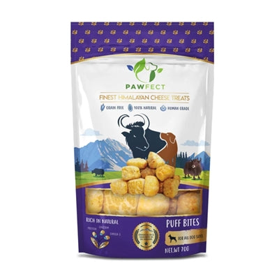 Product image of:PAWFECT CHEW YAK KAAS PUFF BITES
