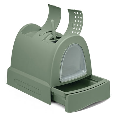 Product image of:IMAC KATTENBAK ZUMA 2ND LIFE MET SCHUIFLADE GROEN