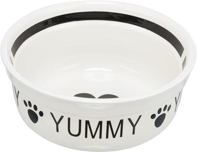 Product image of:TRIXIE VOERBAK DRINKBAK KERAMIEK WIT / ZWART