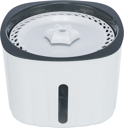 Product image of:TRIXIE DRINKFONTEIN FLOWER KUNSTSTOF WIT / GRIJS