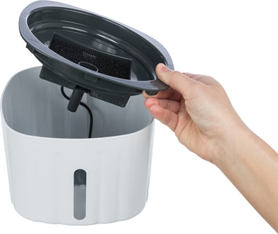 Product image of:TRIXIE DRINKFONTEIN FLOWER KUNSTSTOF WIT / GRIJS