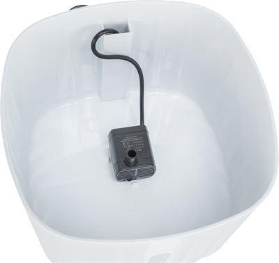 Product image of:TRIXIE DRINKFONTEIN FLOWER KUNSTSTOF WIT / GRIJS