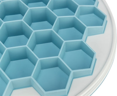 Product image of:TRIXIE SLOWFEEDING PLAATHIVE KUNSTSTOF / TPR / TPE GRIJS / BLAUW