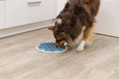 Product image of:TRIXIE SLOWFEEDING PLAATHIVE KUNSTSTOF / TPR / TPE GRIJS / BLAUW