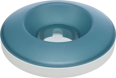 Product image of:TRIXIE SLOWFEEDING ROCKING BOWL KUNSTSTOF / TPR GRIJS / BLAUW