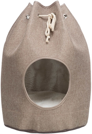 Product image of:TRIXIE KATTENMAND SCHUILPLAATS NELLI LICHTBRUIN / WIT-TAUPE