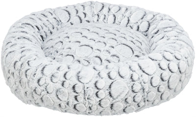 Product image of:TRIXIE HONDENMAND MILA ROND PLUCHE WIT / GRIJS
