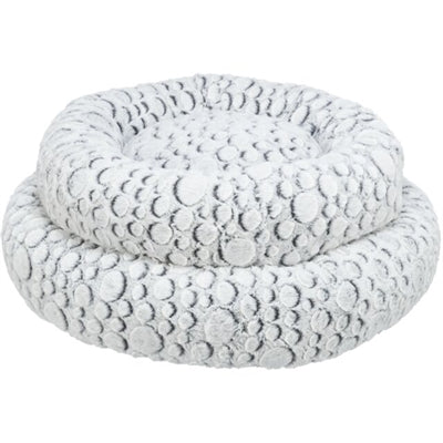 Product image of:TRIXIE HONDENMAND MILA ROND PLUCHE WIT / GRIJS