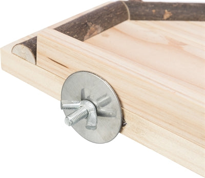 Product image of:TRIXIE LANDINGSPLAATS MET ZITSTOKKEN HOUT NATUREL