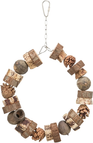 Product image of:TRIXIE RINGSCHOMMEL HOUT / DENNENAPPELS NATUREL