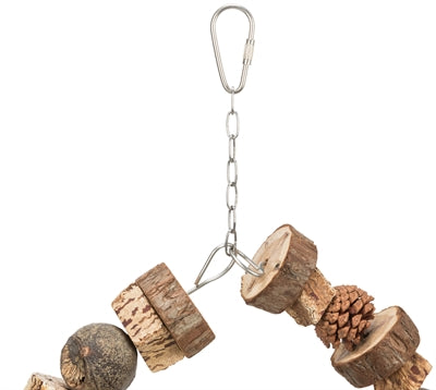 Product image of:TRIXIE RINGSCHOMMEL HOUT / DENNENAPPELS NATUREL