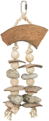 Product image of:TRIXIE NATUURSPEELGOED KOKOSNOOT/SCHELPEN