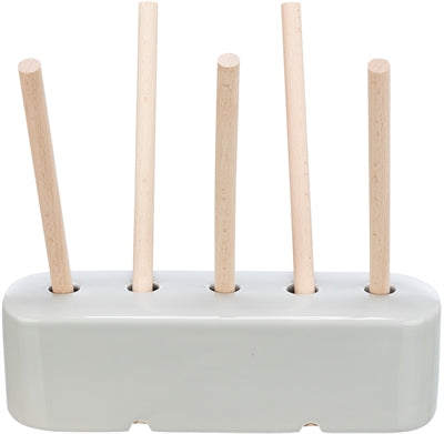 Product image of:TRIXIE VOEDERRUIF KERAMIEK / HOUT GRIJS