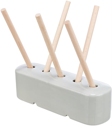 Product image of:TRIXIE VOEDERRUIF KERAMIEK / HOUT GRIJS