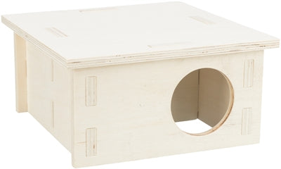 Product image of:TRIXIE KNAAGDIERHUIS 2 KAMERS ONBEHANDELD HOUT NATUREL