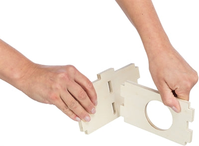 Product image of:TRIXIE KNAAGDIERHUIS 2 KAMERS ONBEHANDELD HOUT NATUREL