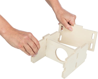 Product image of:TRIXIE KNAAGDIERHUIS 2 KAMERS ONBEHANDELD HOUT NATUREL