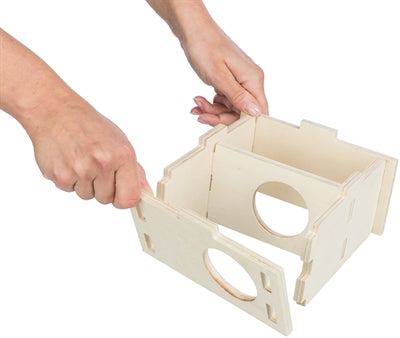 Product image of:TRIXIE KNAAGDIERHUIS 2 KAMERS ONBEHANDELD HOUT NATUREL