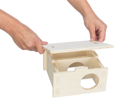 Product image of:TRIXIE KNAAGDIERHUIS 2 KAMERS ONBEHANDELD HOUT NATUREL