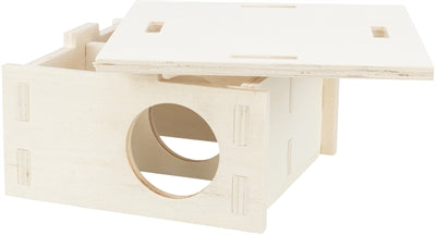 Product image of:TRIXIE KNAAGDIERHUIS 2 KAMERS ONBEHANDELD HOUT NATUREL