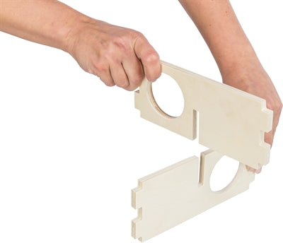 Product image of:TRIXIE KNAAGDIERHUIS 3 KAMERS ONBEHANDELD HOUT NATUREL