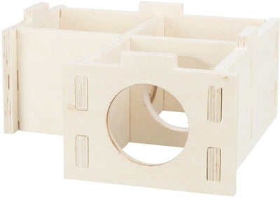 Product image of:TRIXIE KNAAGDIERHUIS 3 KAMERS ONBEHANDELD HOUT NATUREL
