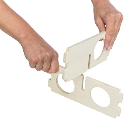 Product image of:TRIXIE KNAAGDIERHUIS 4 KAMERS ONBEHANDELD HOUT NATUREL