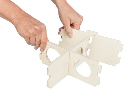 Product image of:TRIXIE KNAAGDIERHUIS 4 KAMERS ONBEHANDELD HOUT NATUREL