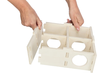 Product image of:TRIXIE KNAAGDIERHUIS 4 KAMERS ONBEHANDELD HOUT NATUREL