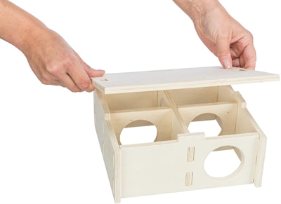 Product image of:TRIXIE KNAAGDIERHUIS 4 KAMERS ONBEHANDELD HOUT NATUREL