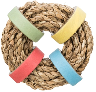 Product image of:TRIXIE ZEEGRAS RING MET PAPIEREN RINGEN NATUREL