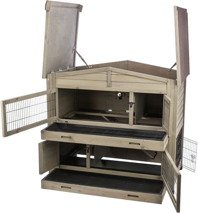 Product image of:TRIXIE NATURA KNAAGDIERHOK 2 VERDIEPINGEN GRIJSGROEN