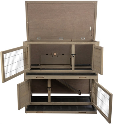 Product image of:TRIXIE NATURA KNAAGDIERHOK 2 VERDIEPINGEN GRIJSGROEN