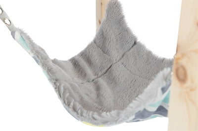Product image of:TRIXIE SCHUILPLAATS MET HANGMAT SUNNY ASSORTI / GRIJS