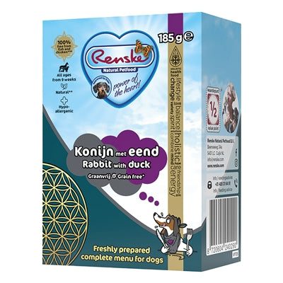 Product image of:RENSKE VERS BEREIDE MAALTIJD EEND EN KONIJN GRAANVRIJ