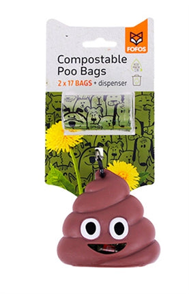 Product image of:FOFOS POEPZAKHOUDER DROL MET 34 POEPZAKJES
