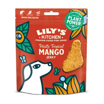 Product image of:LILY'S KITCHEN DOG ADULT TOTALLY TROPICAL MANGO JERKY