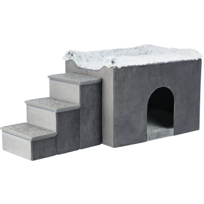 Product image of:TRIXIE HONDENMAND HUIS HARVEY MET TRAP GRIJS / WIT