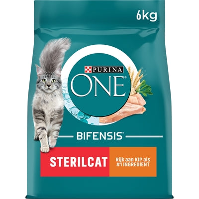 Product image of:PURINA ONE STERILCAT KIP EN TARWE