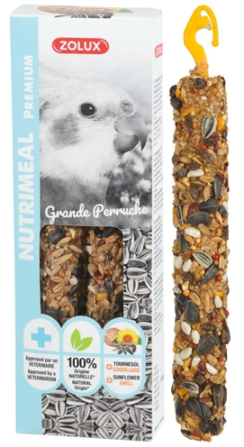 Product image of:ZOLUX NUTRIMEAL STICK GROTE PARKIET / PAPEGAAI ZONNEBLOEMPITTEN
