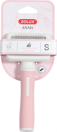 Product image of:ZOLUX ANAH SLICKERBORSTEL ROZE / WIT
