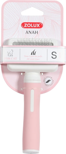 Product image of:ZOLUX ANAH SLICKERBORSTEL ROZE / WIT