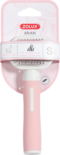 Product image of:ZOLUX ANAH SLICKERBORSTEL SOFT ROZE / WIT