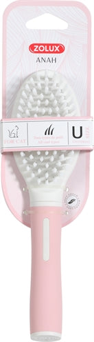 Product image of:ZOLUX ANAH BORSTEL ZACHT ROZE / WIT