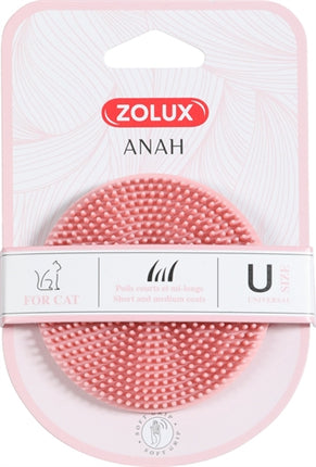 Product image of:ZOLUX ANAH BORSTEL ROND RUBBER ROZE