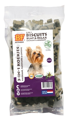 Product image of:BF PETFOOD 3 IN 1 HONDENKOEKJES BLAF & RELAX MINI