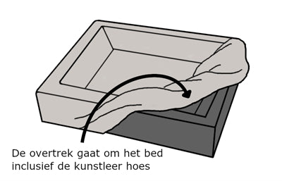 Product image of:BIA BED RIB HOES HONDENMAND GRIJS